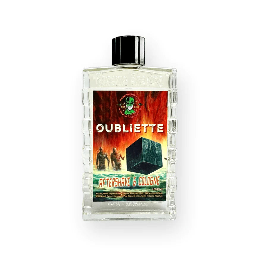 Phoenix Shaving Oubliette Aftershave Splash & Cologne for Men - Soothing Post-Shave Care with Refreshing Scent - Perfect for Daily Grooming & Special Occasions