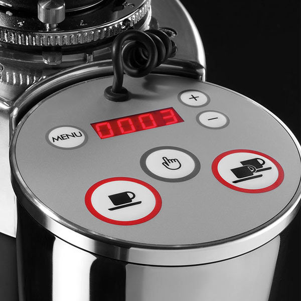 Premium Mazzer Mini Electronic Coffee Grinder - Professional Espresso Grinder for Home & Cafe Use - Perfect for Espresso, Pour Over & French Press Brewing