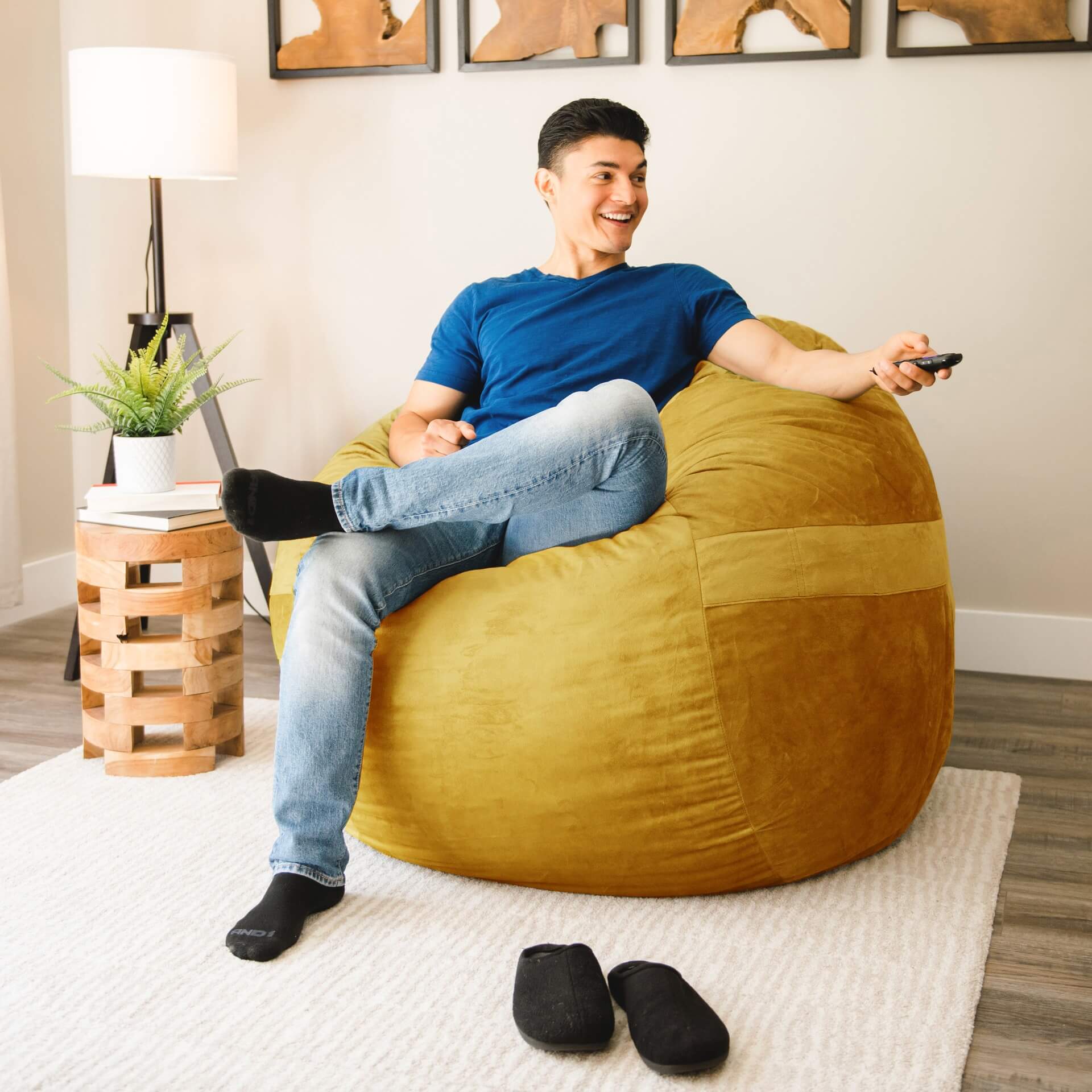 FUF Large Dog Bed with Removable Washable Cover - Perfect for Large Breed Dogs in Living Room or Bedroom