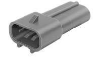 630 Series 2P M Black Automotive Connectors - 46 Amps (50 Pack) - Perfect for Car Wiring, Electrical Repairs & DIY Auto Projects
