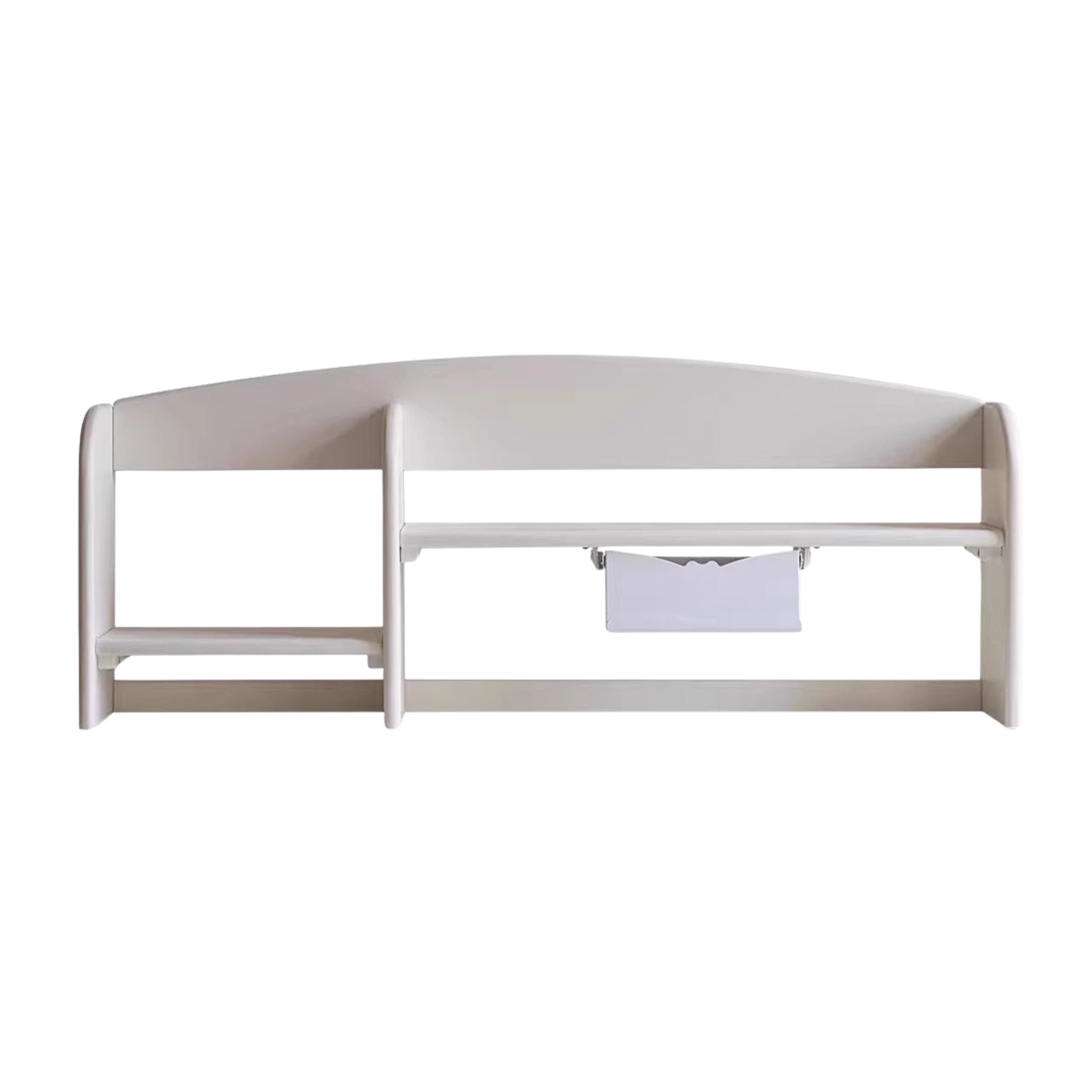 Premium Oak & Beech Solid Wood Multi-Layer Desktop Shelf - Sturdy & Stylish Organizer for Home Office, Study, or Workspace - Perfect for Books, Plants, and Office Supplies