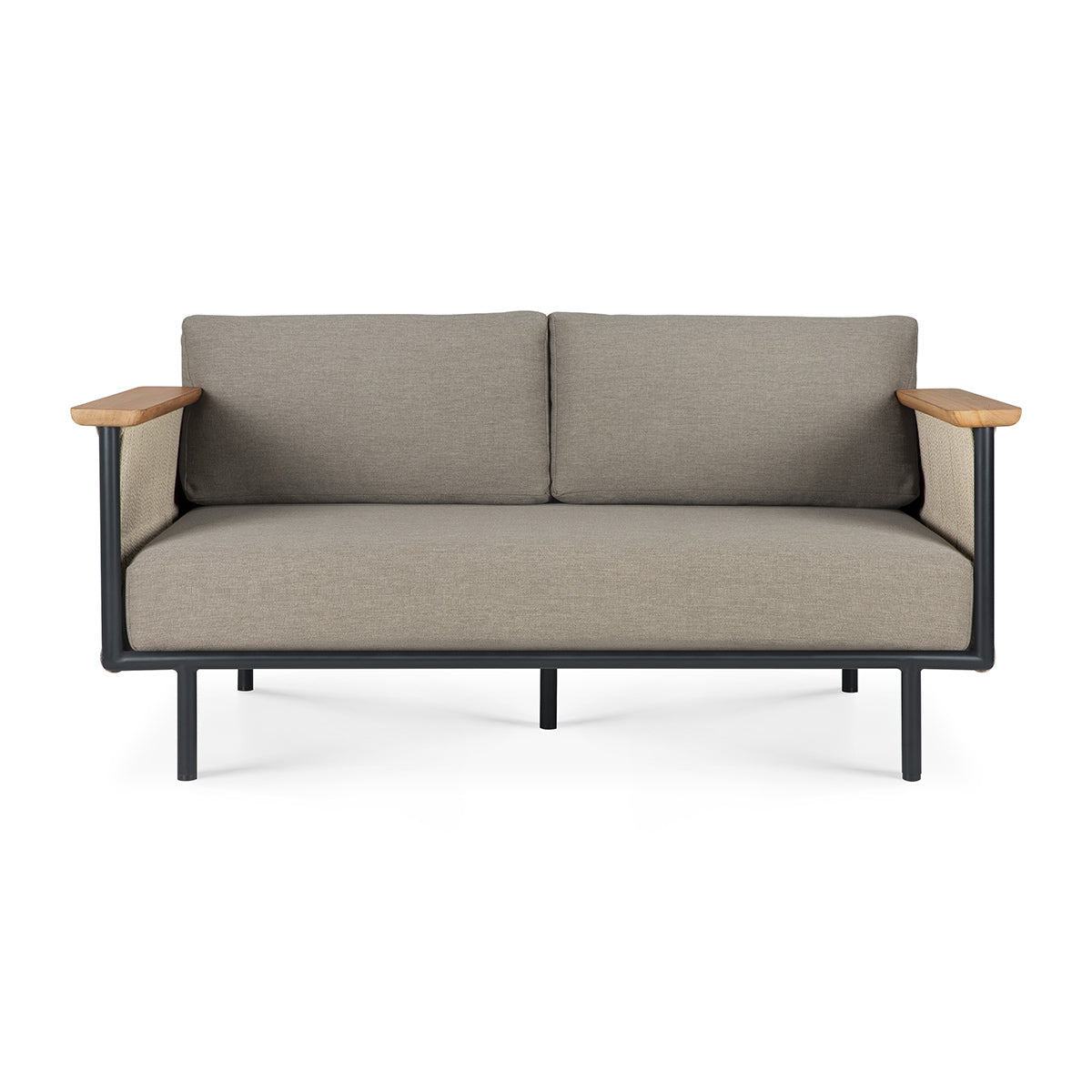 Premium Corbey 2-Seater Outdoor Patio Sofa Set - Waterproof Wicker Furniture for Garden, Poolside & Backyard Relaxation