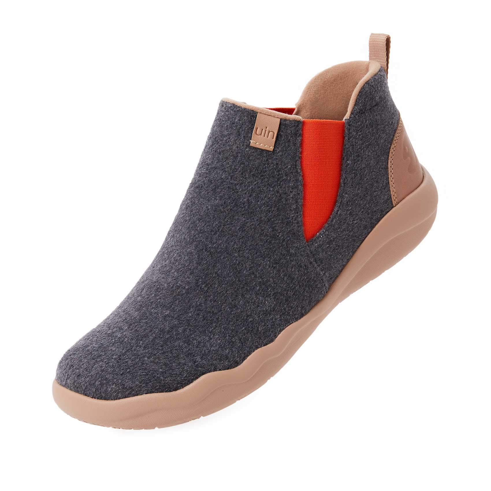 UIN Women's High Top Ankle Boots - Fashionable Casual Walking Shoes for Women | Comfortable & Stylish Booties for Everyday Wear, Work, and Outdoor Activities