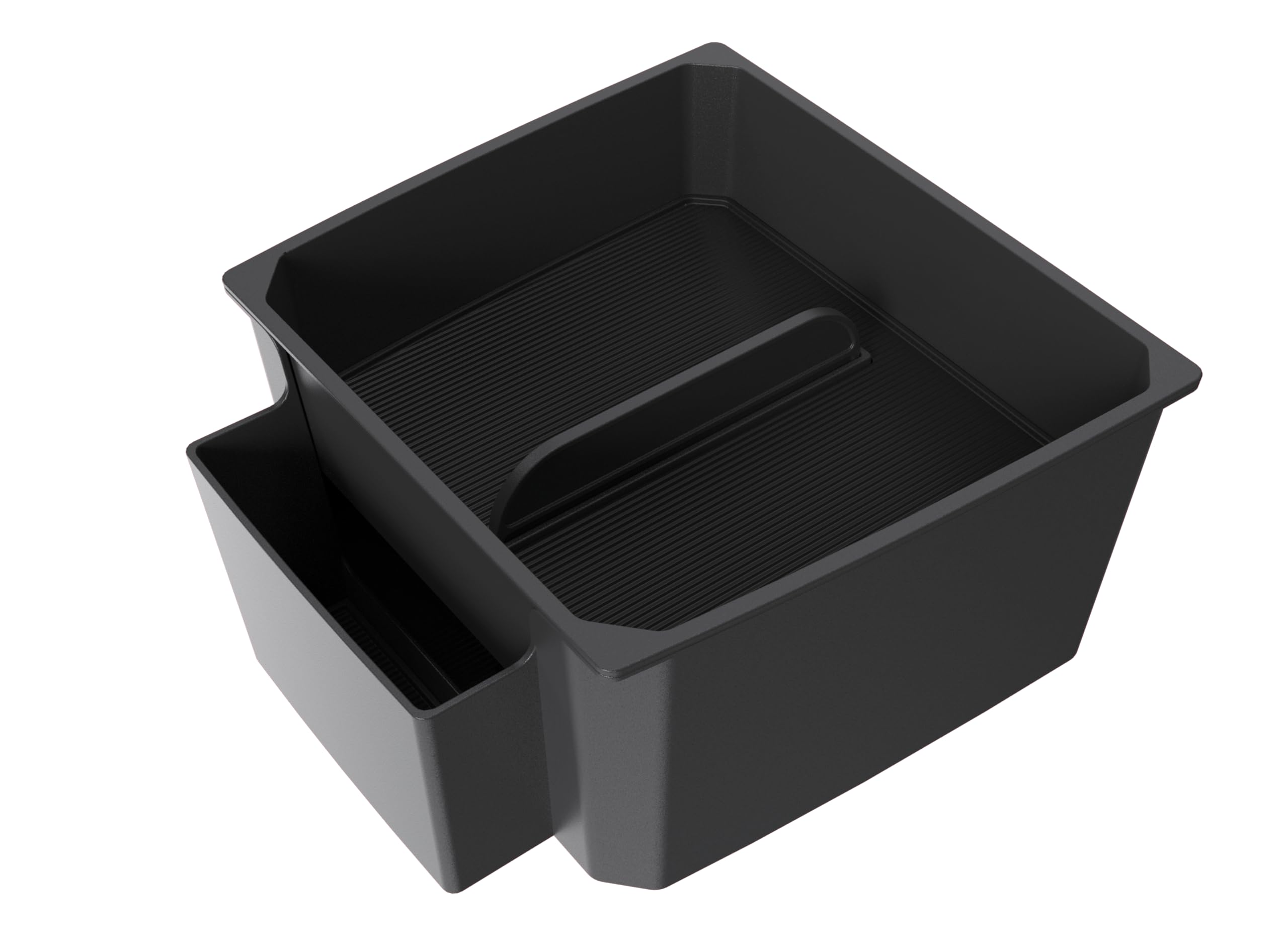 BIBIB0 2-Pack Center Console Organizer for 2023-2025 Chevy Colorado & GMC Canyon - Double Layer Glove Box Tray Insert - Perfect for Car Accessories Organization & Road Trips