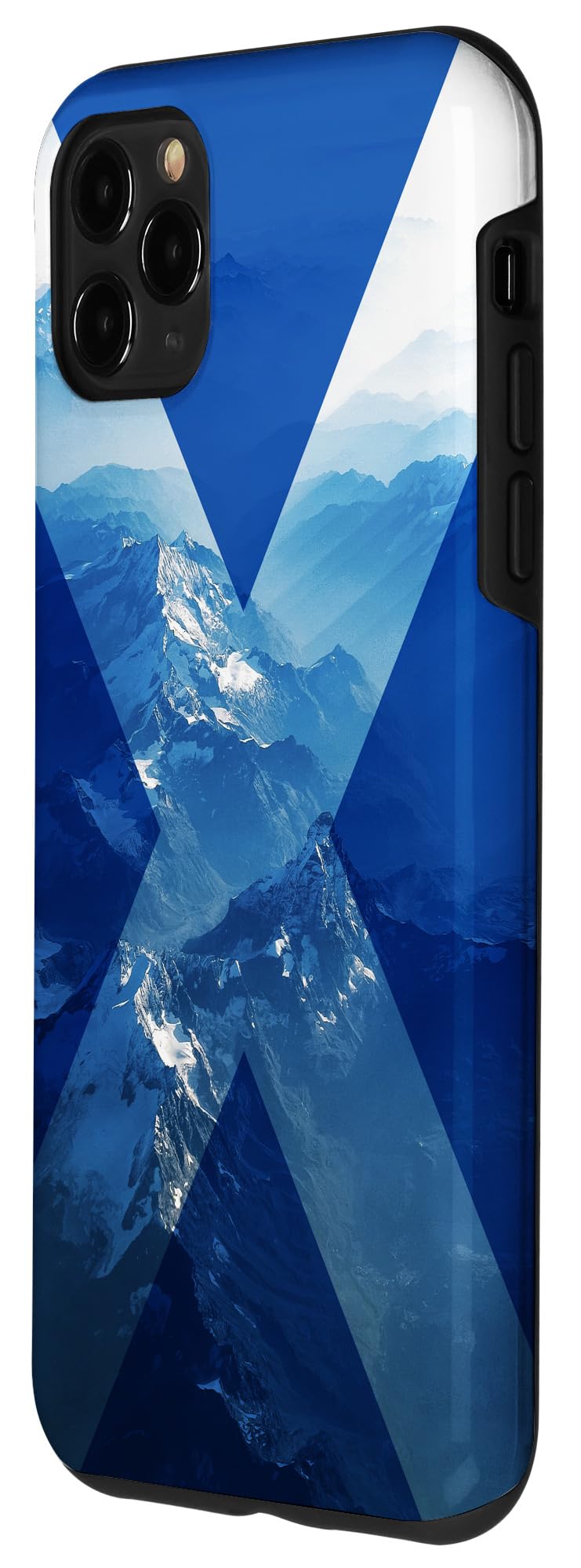 iPhone 11 Pro Max Case with Snowy Mountains & Scotland Flag Design - Durable Protective Cover for Scottish Pride | Perfect for Travel, Daily Use & Gift Giving