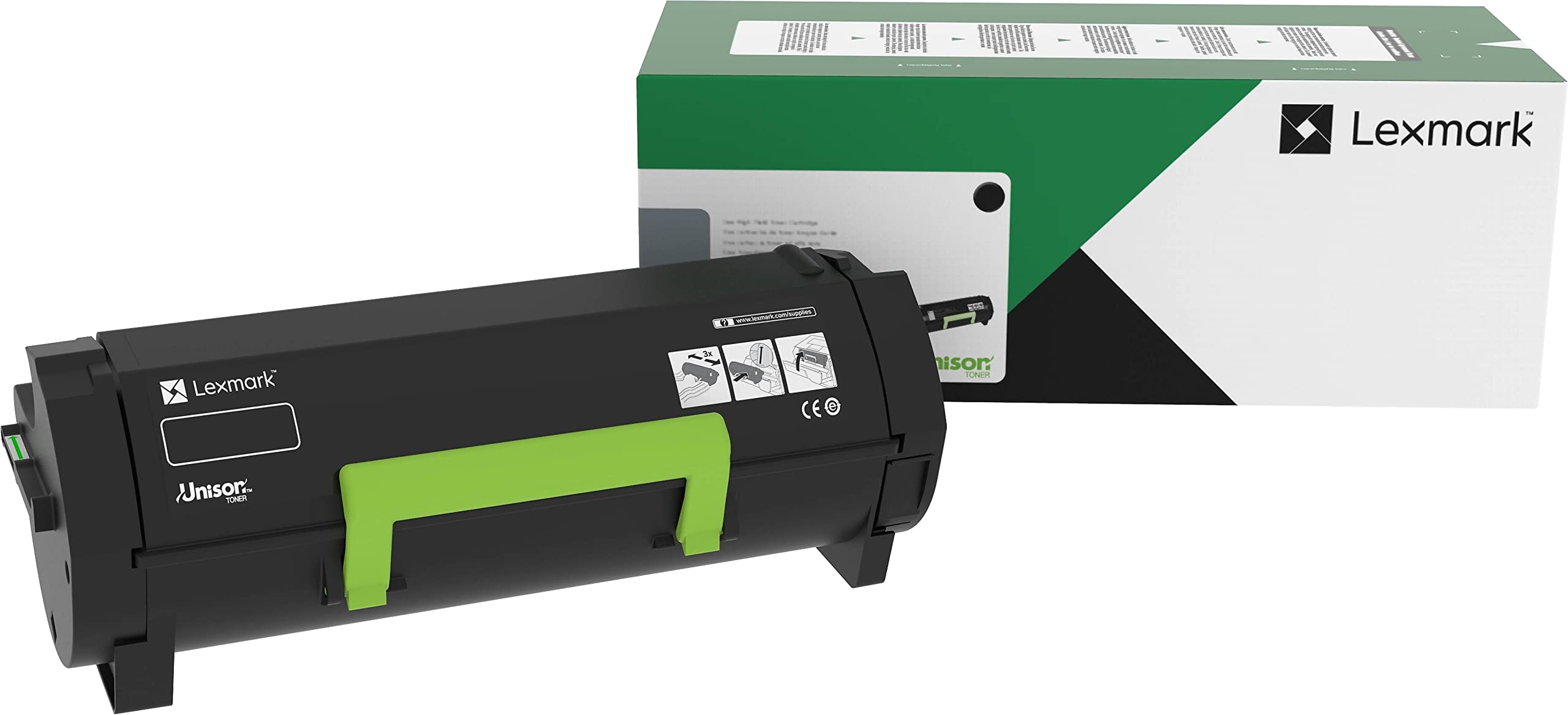 Lexmark 50F1U00 Ultra High-Yield Black Toner Cartridge - 1 Pack (Retail Packaging) | Compatible with Lexmark Printers for Office & Home Use