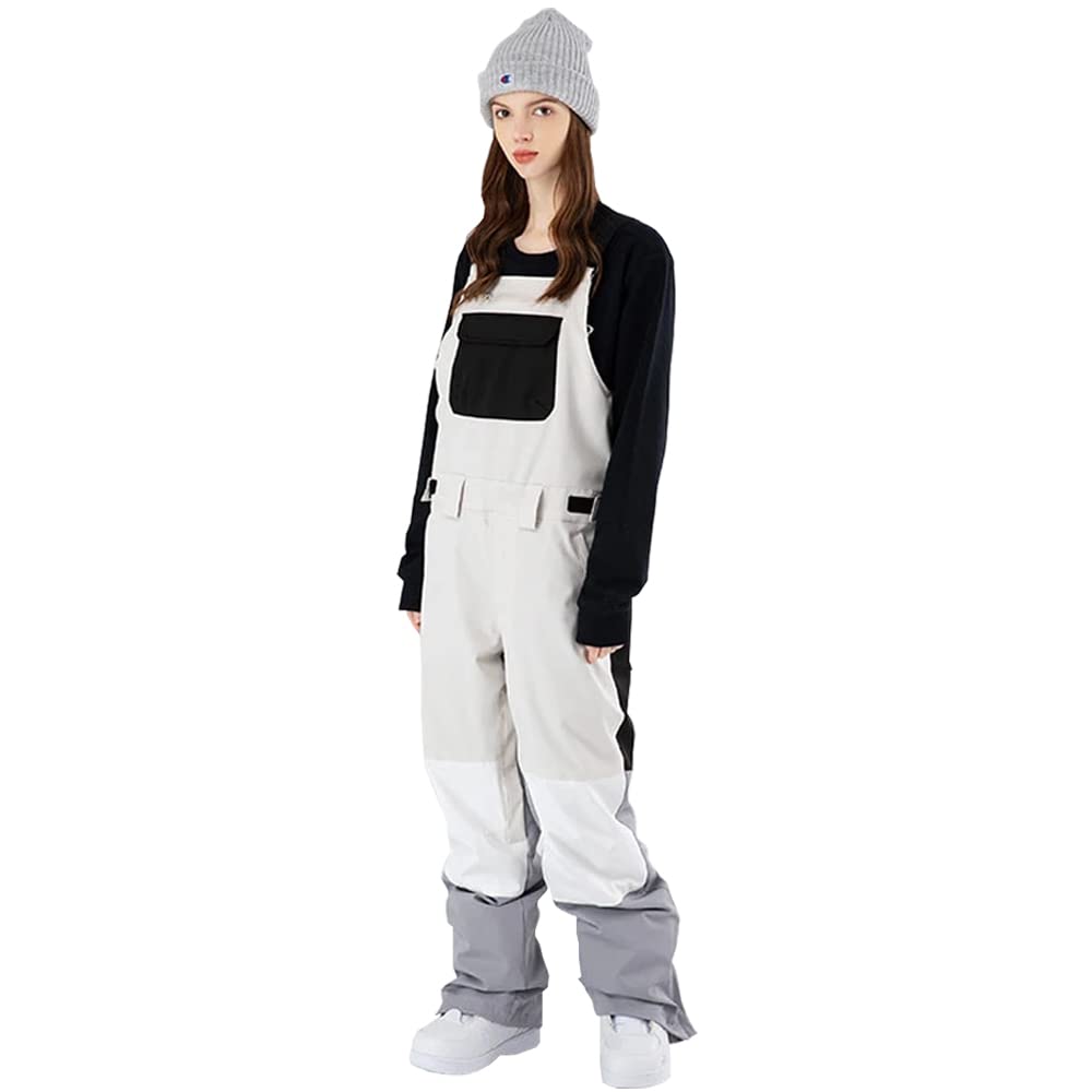 Waterproof Snowboard Bibs for Women & Men - Adjustable Winter Ski Pants with Ripstop Fabric for Outdoor Snowboarding & Research | Perfect for Skiing, Snowboarding & Cold Weather Adventures