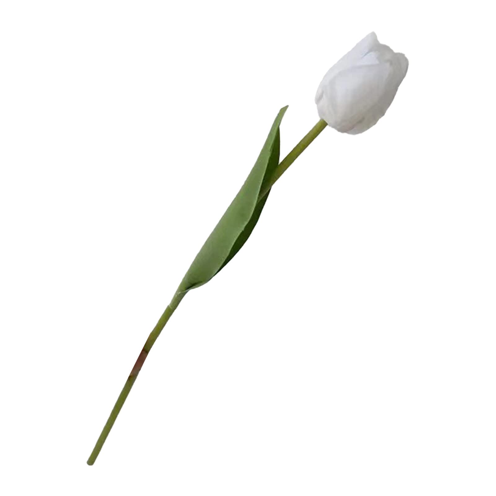 Durable Realistic Artificial Tulip Flowers - Fade Resistant Long Lasting Silk Tulips for Home Decor, Wedding Centerpieces & Office Desk Decorations