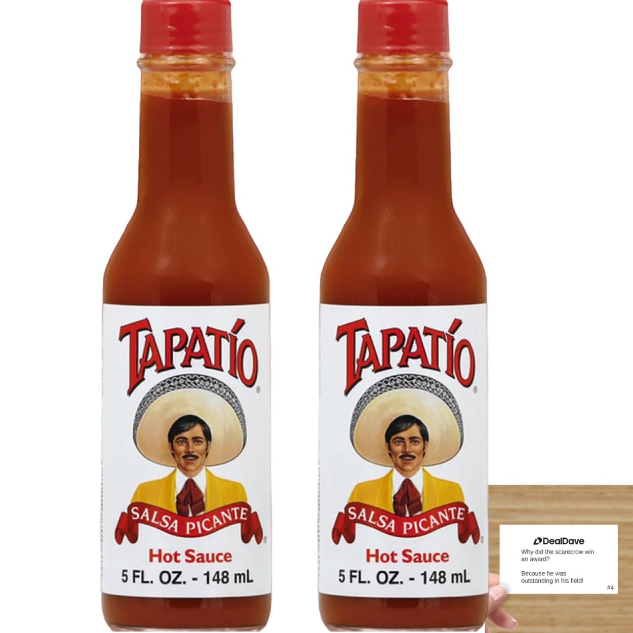 TAPATIO Hot Sauce - 5 Ounce (Pack of 2) | Gluten Free, Vegan, Non-GMO | Perfect for Tacos, Wings & Mexican Cuisine
