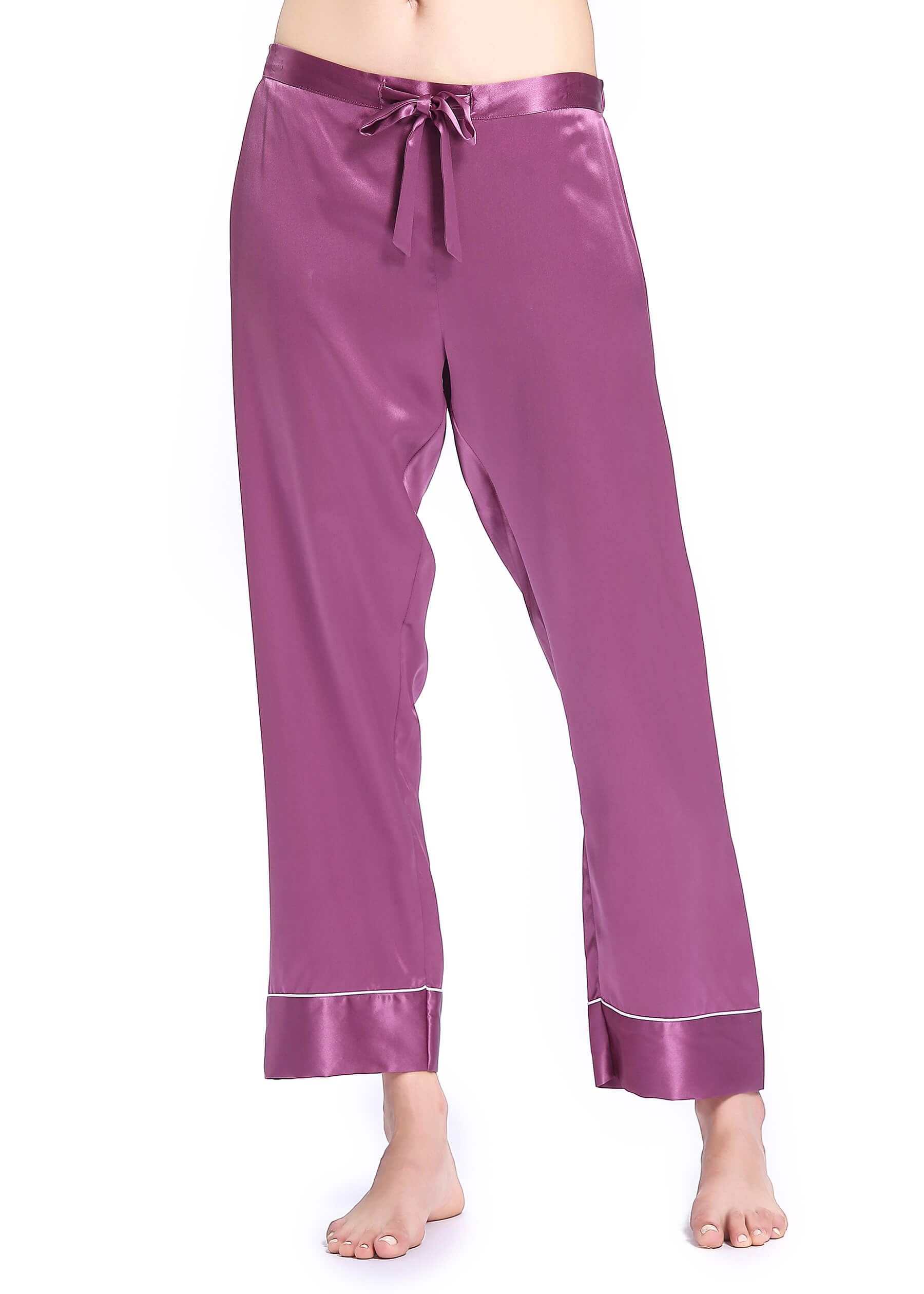 22 Momme Luxury Silk Pajama Set for Women - Soft & Breathable Sleepwear with Chic Trim - Perfect for Nighttime Comfort, Bridal Shower Gifts & Relaxing at Home