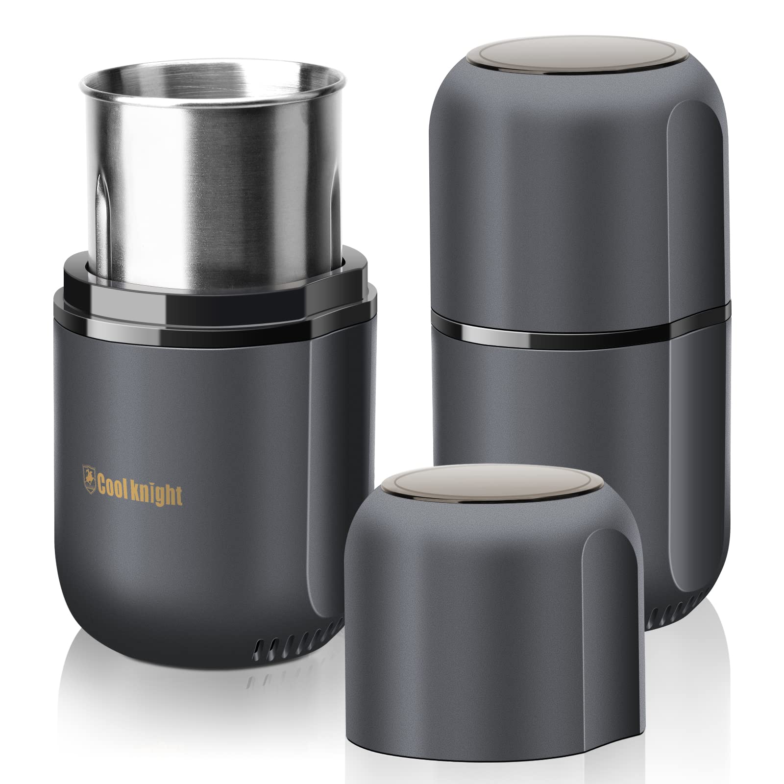 COOL KNIGHT Electric Herb Grinder - Large Capacity 7.5
