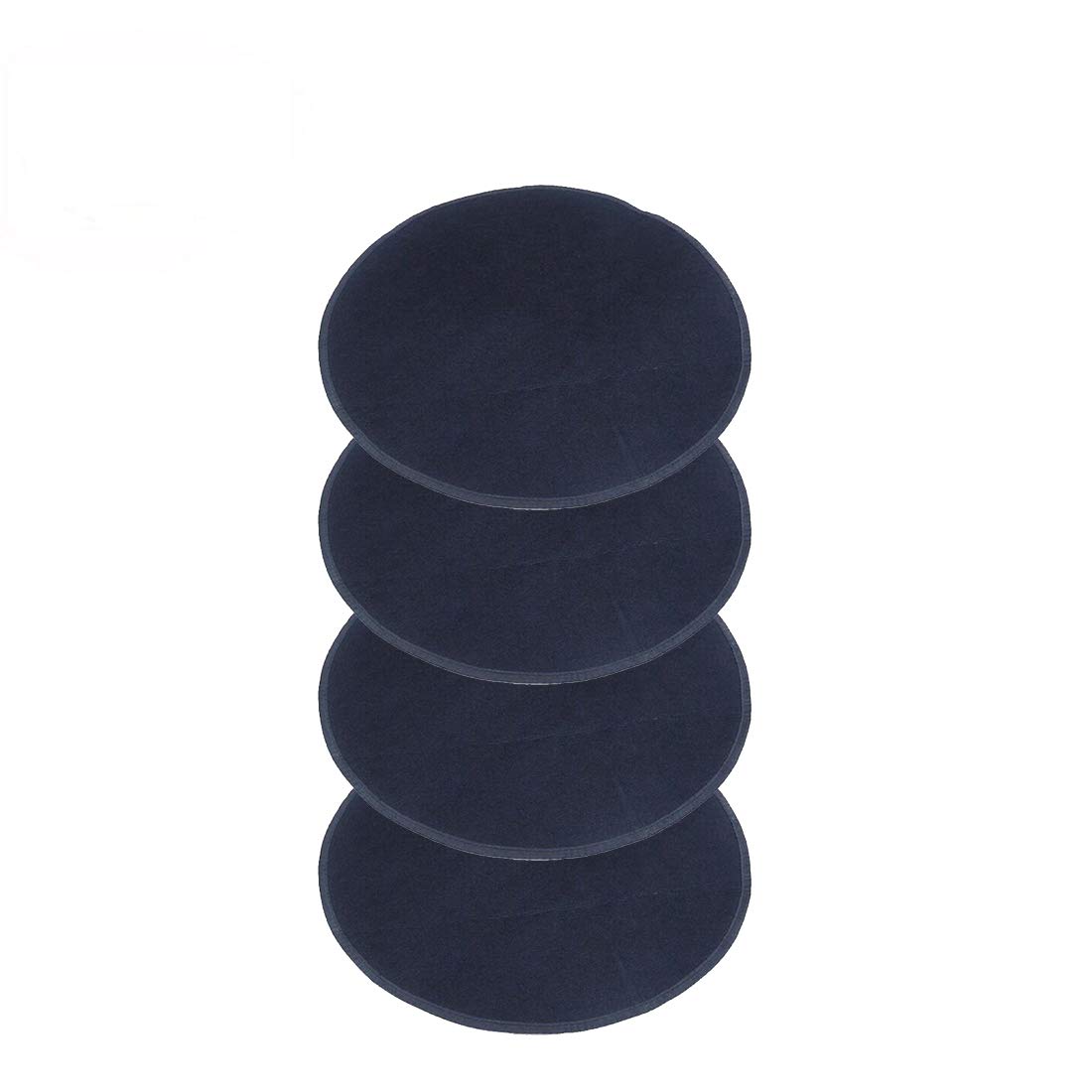 4 Pcs Black Lightweight Dustproof Wheel Felts Covers (55cm/21.4in) - Perfect for Car, SUV, and Truck Tire Protection & Storage Organization