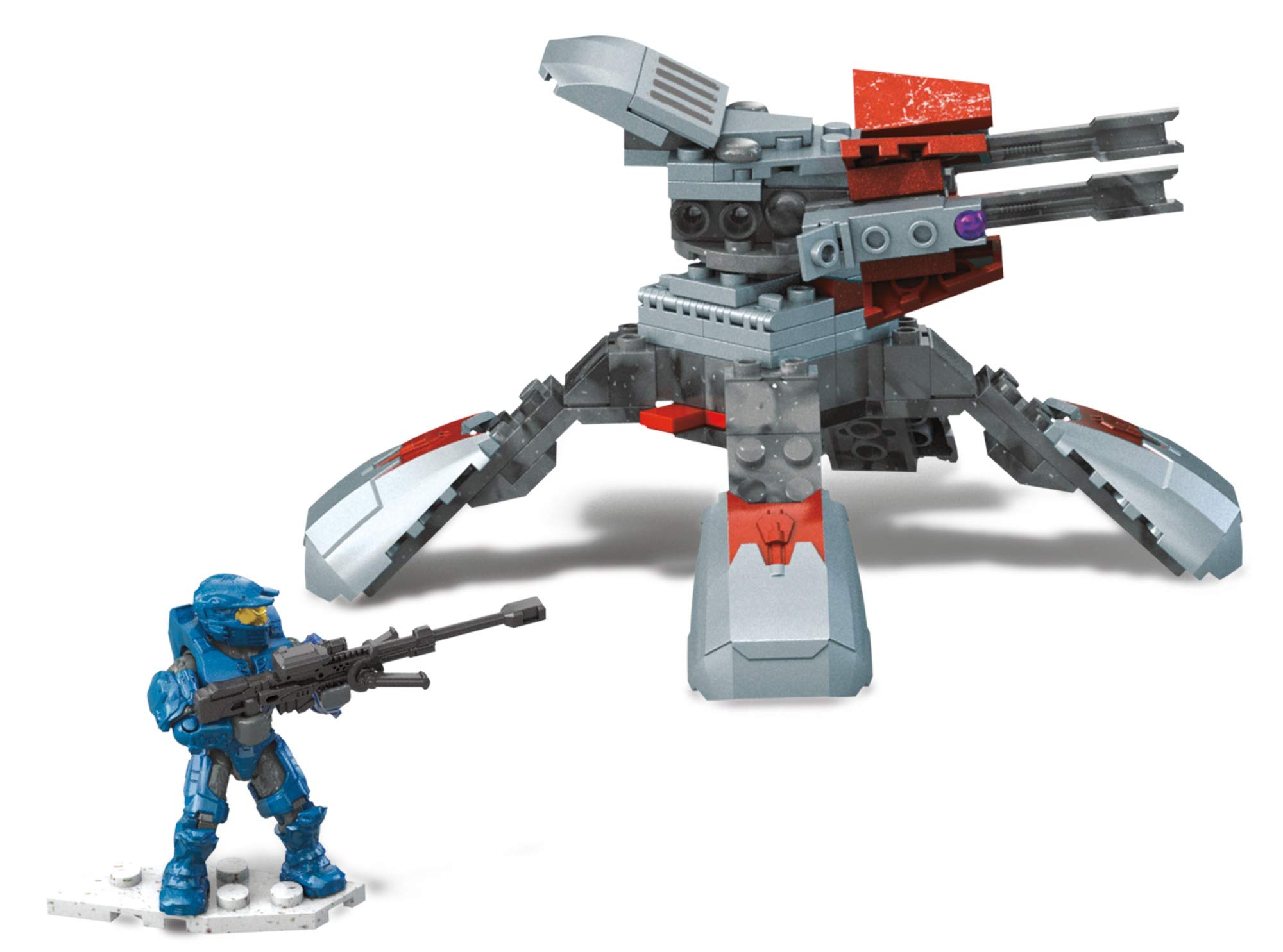Mega Construx Halo Banished Turret Building Set - 322 Pieces, Action Figure Toys for Kids & Collectors | Perfect for Halo Fans, Battle Scenes & Creative Play