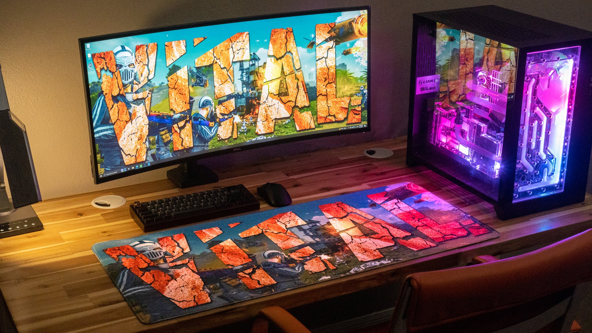 Neeko Vital Servers Content Creator Collaboration Rust Limited Edition XL Gaming Desk Mat - Perfect for Streamers, Gamers & Esports Enthusiasts