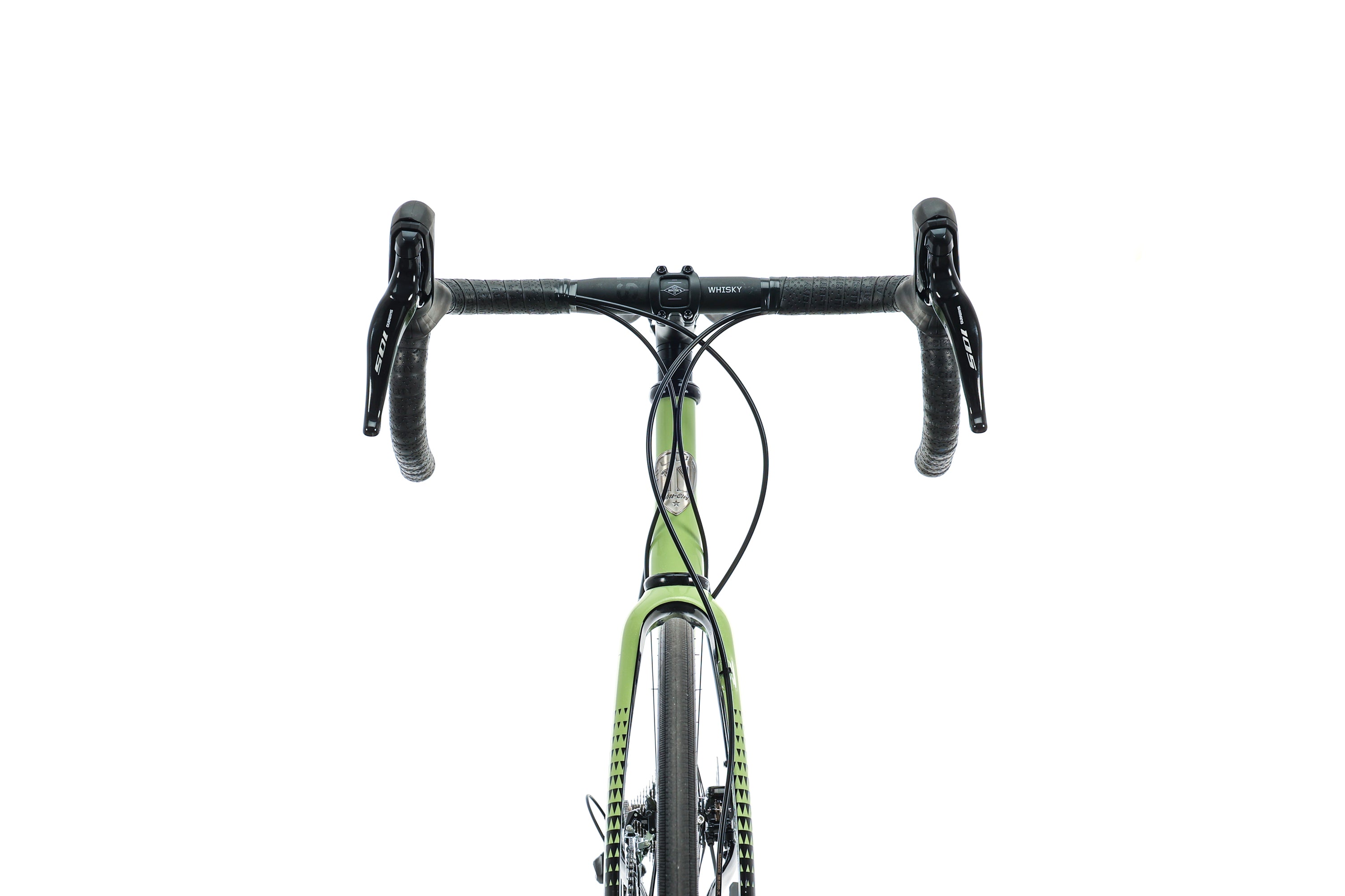 All City Zig Zag 105 Road Bike 2023 - 55cm Lightweight Aluminum Frame, Shimano 105 Groupset - Perfect for Commuting, Fitness Riding & Long-Distance Cycling