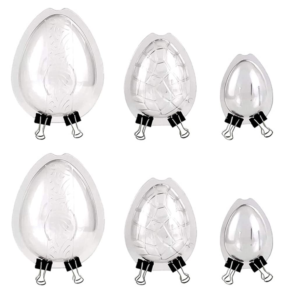 Zerodeko 6Pcs Transparent Silicone Cookie & Candy Molds Set - Baking Tools for DIY Desserts, Cupcakes, Chocolates - Perfect for Home Baking, Party Treats & Holiday Decorations