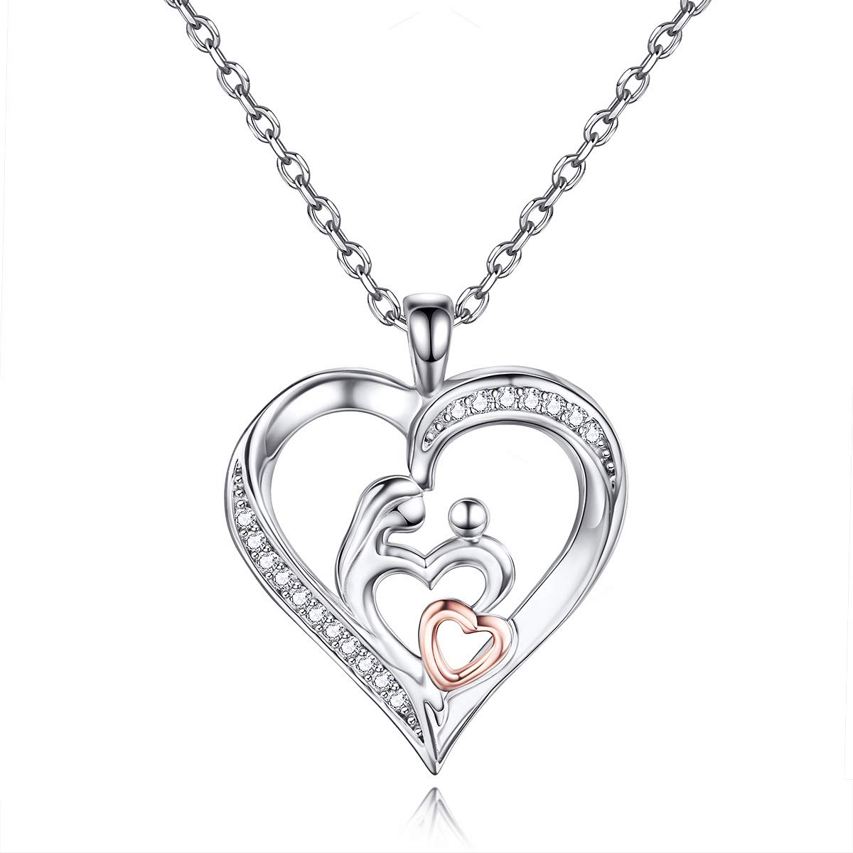 925 Sterling Silver Necklace for Women - Elegant Gift for Mom, Girlfriend, Wife, Daughter, Sister - Perfect for Christmas, Birthday, Mother's Day & Valentine's Day - Ideal for Everyday Wear, Date Nights & Special Occasions