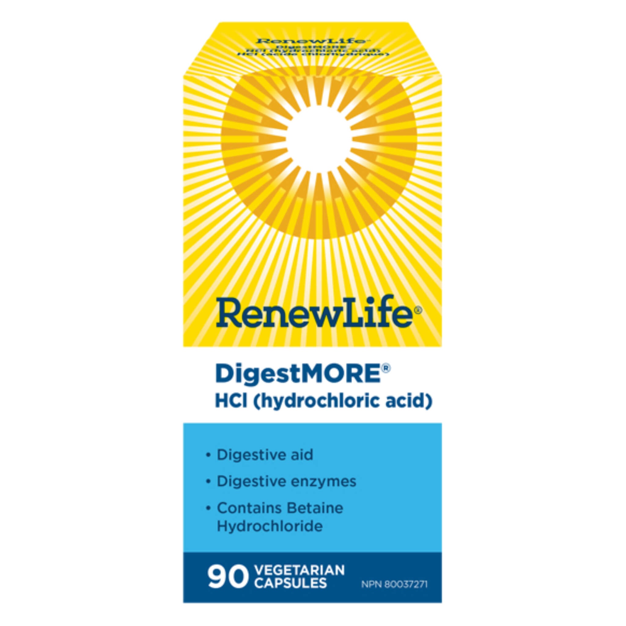 Digestmore HCL 90VC - Premium Digestive Enzyme Supplement for Gut Health & Digestion Support - Ideal for Bloating Relief & Nutrient Absorption After Meals