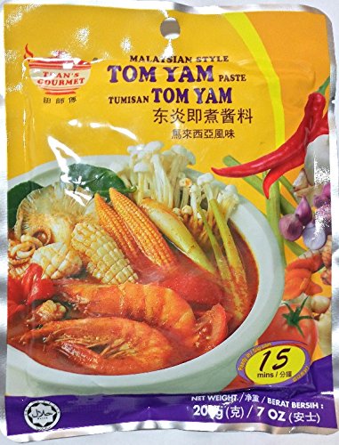 Tean's Gourmet Pasta - Tom Yum Style Malaysian Stir-Fry Noodles, 7 oz (Pack of 2) | Authentic Asian Flavor for Quick & Easy Meals, Lunch or Dinner