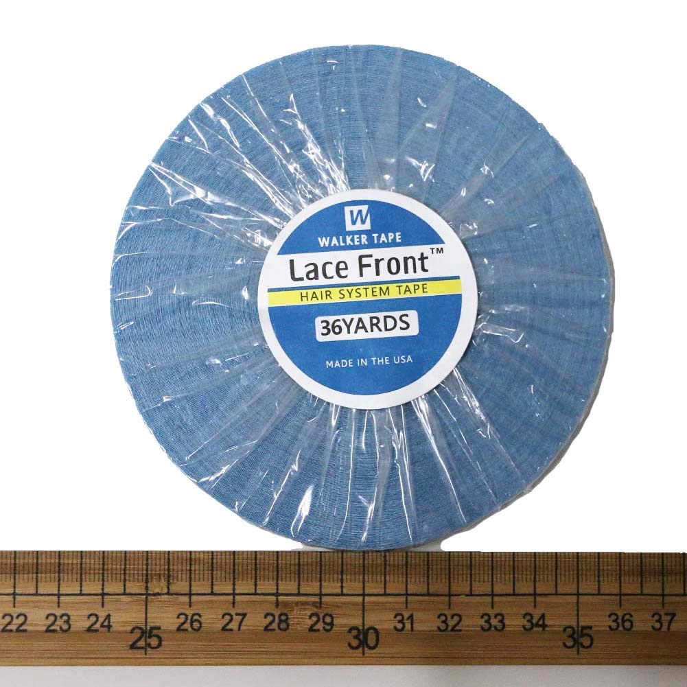36 Yards Lace Front Wig Support Tape - 12mm Wide Super Strong Waterproof Adhesive, Double Sided Wig Tape for Human Hair Extensions, Toupees, Beards & Wigs - Secure All-Day Hold for Performances, Cosplay & Daily Wear