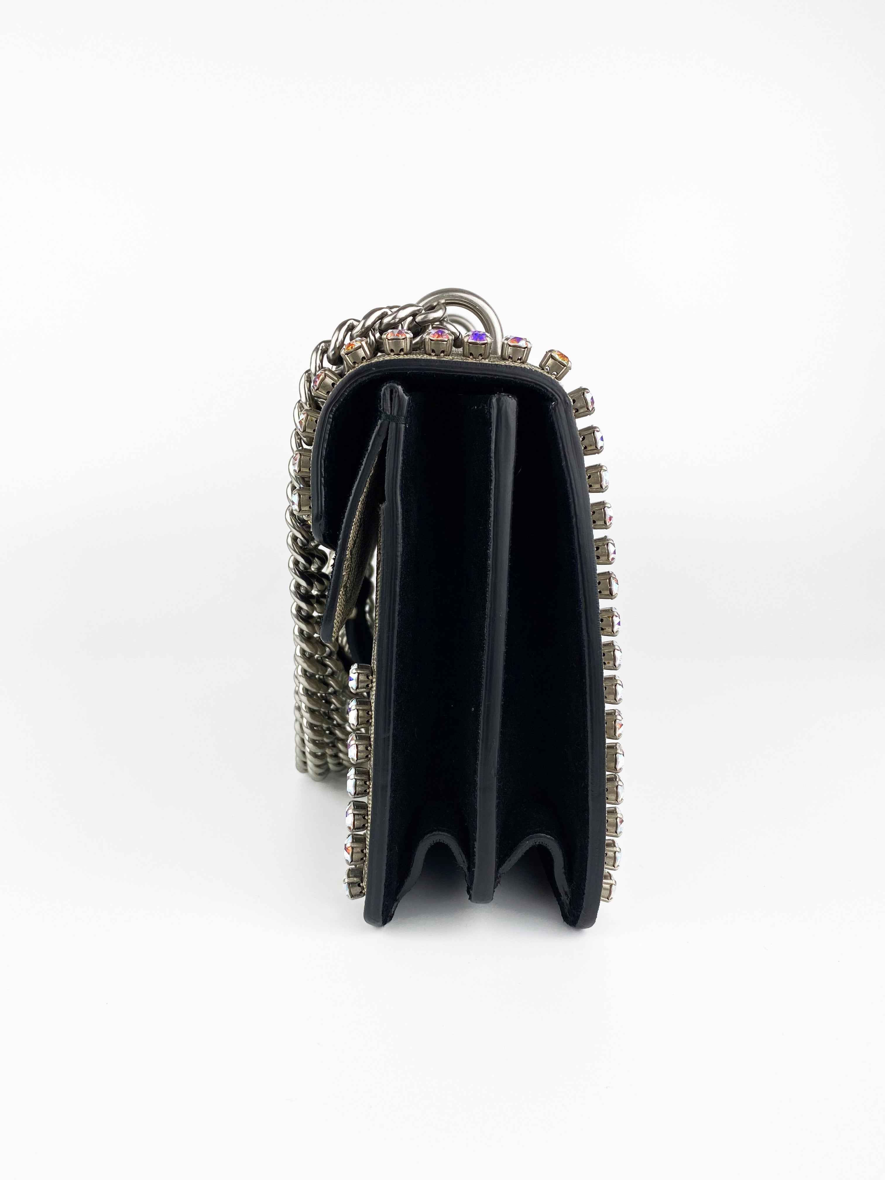 Gucci Dionysus Crystal Embellished Shoulder Bag - Luxury Designer Handbag for Women | Perfect for Parties, Weddings & Evening Events