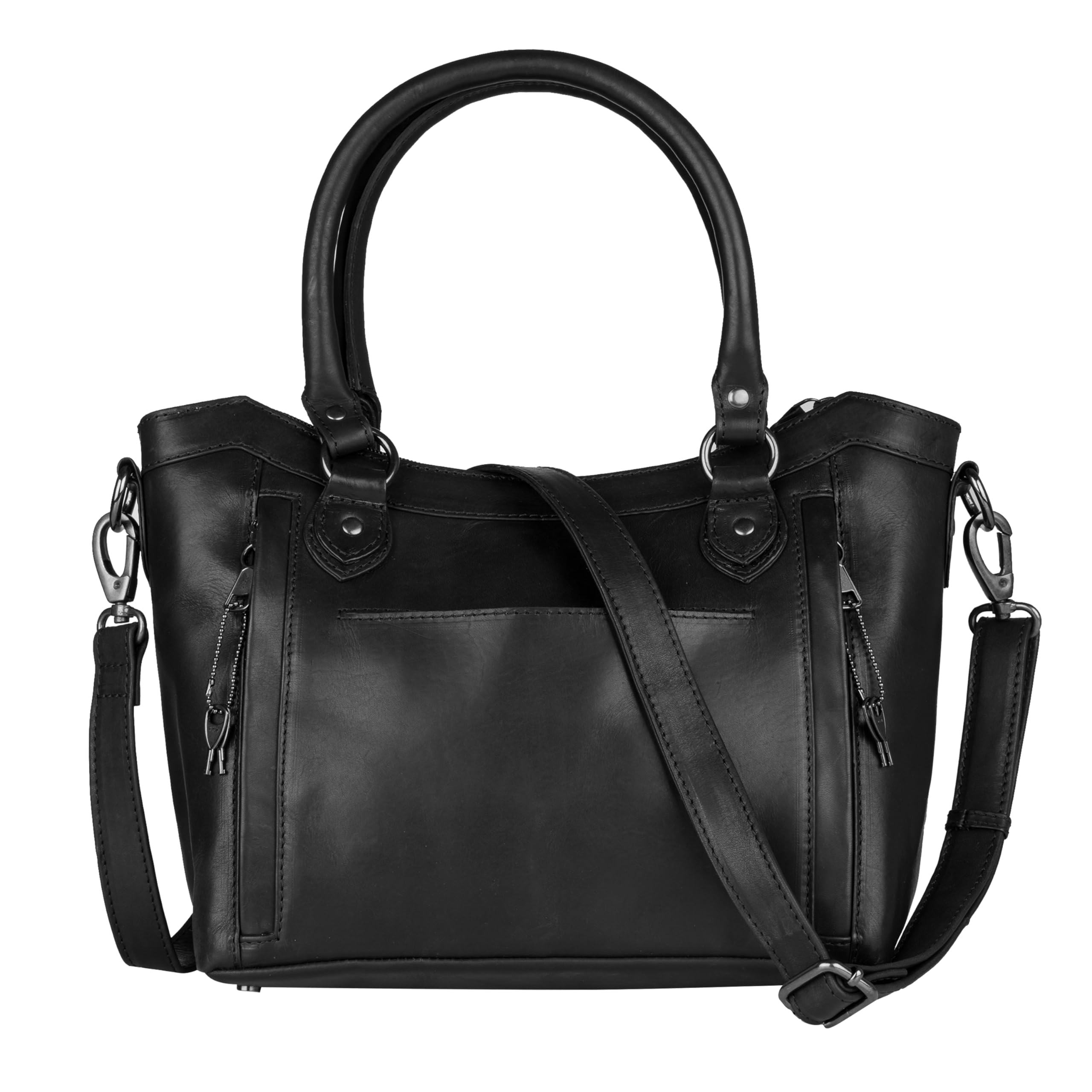 Sadie Satchel Crossbody Shoulder Bag - Spacious Leather Purse with Universal Gun Holster & Secure Locking Zippers for Women | Perfect for Travel, Work & Everyday Use