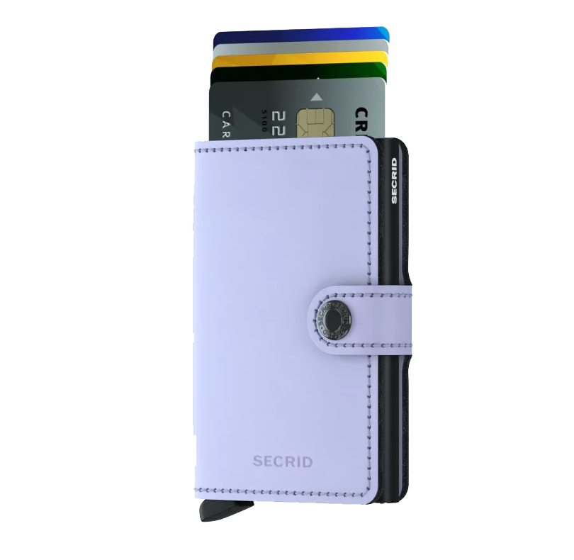SECRID Miniwallet Matte - Slim RFID Blocking Leather Wallet for Men & Women | Perfect for Travel, Business & Everyday Use