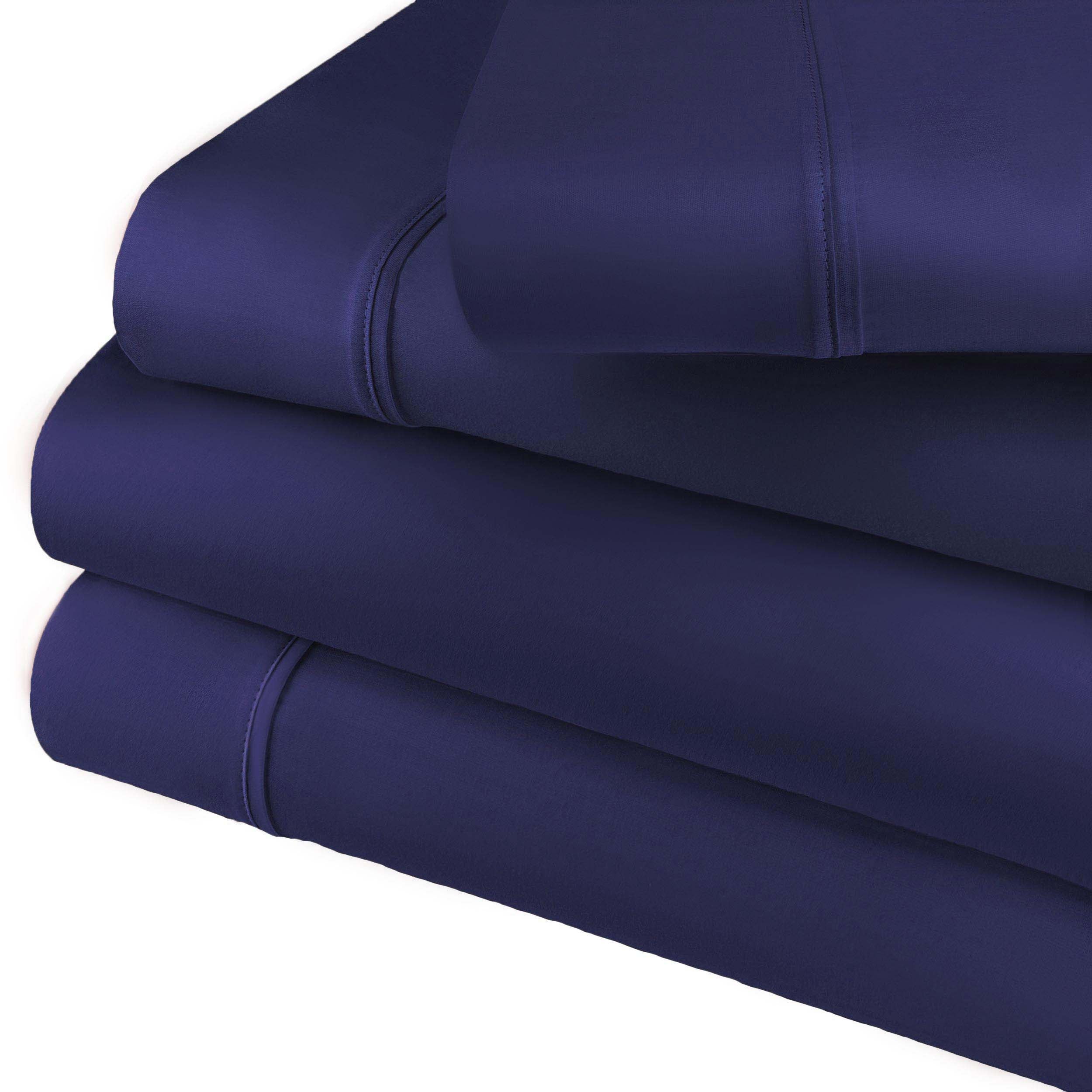800 Thread Count Cotton Blend Deep Pocket Sheet Set - Ultra Soft & Breathable Bed Sheets for Queen & King Size Beds - Perfect for Luxury Hotels & Home Bedroom Decor