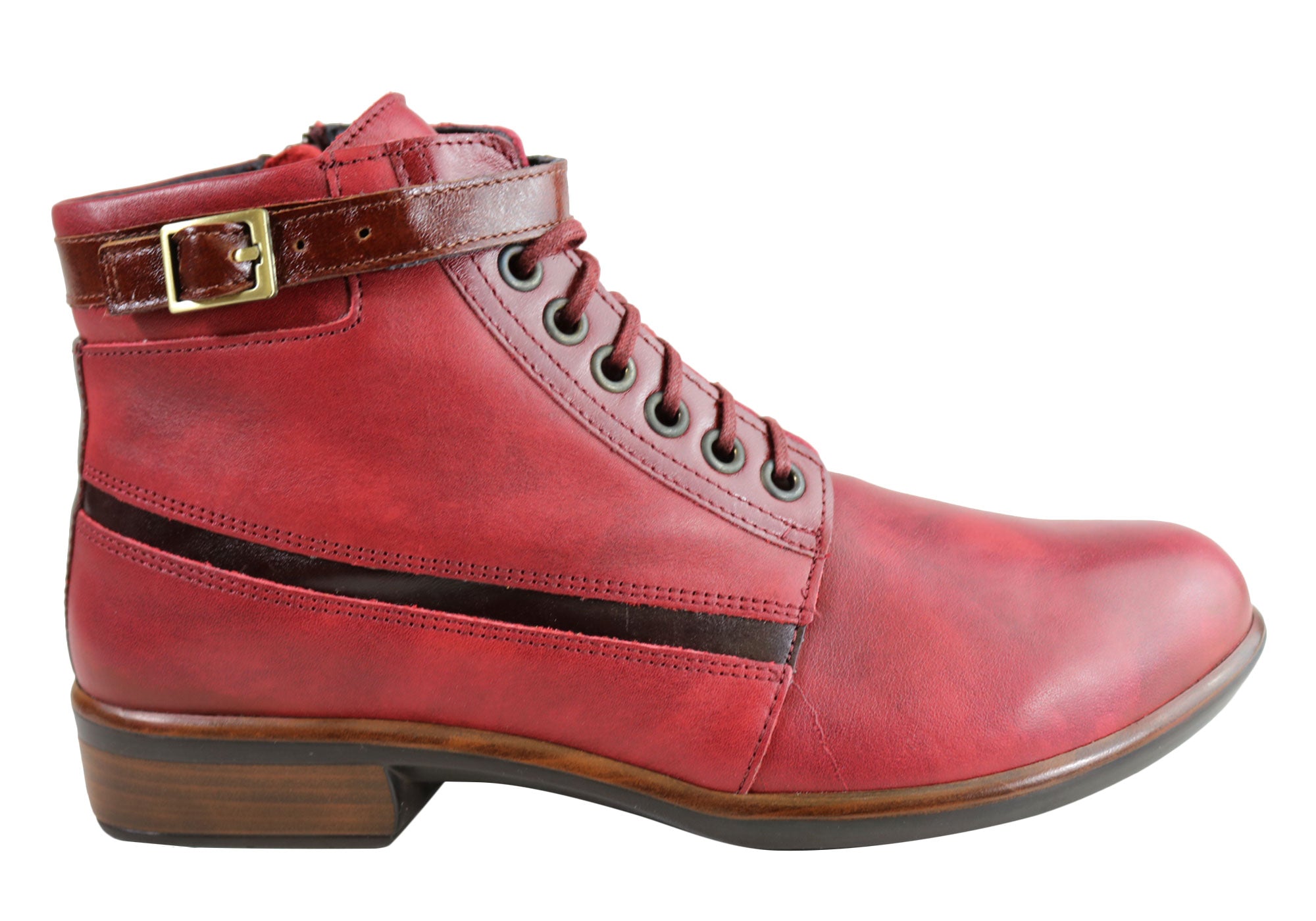 Naot Kona Women's Leather Comfortable Supportive Lace-Up Ankle Boots - Perfect for Walking, Travel & Everyday Wear