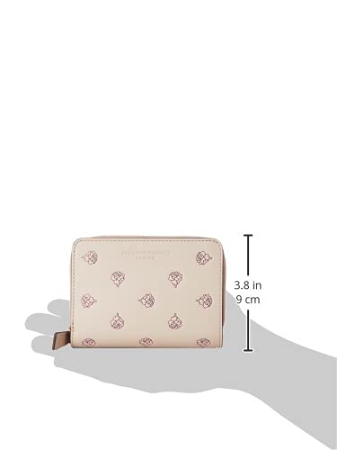 KATHARINE HAMNETT LONDON Women's Bi-Fold Zipper Wallet with Coin Purse - Stylish & Compact for Everyday Use, Travel, and Gift Giving