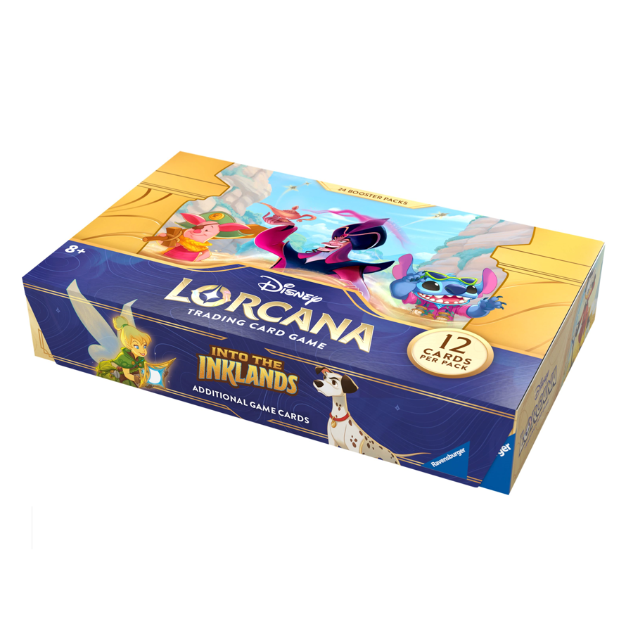 Disney Lorcana TCG: Into The Inklands Booster Display Box - 24 Packs | Collectible Trading Card Game for Players & Fans | Perfect for Game Nights & Tournaments