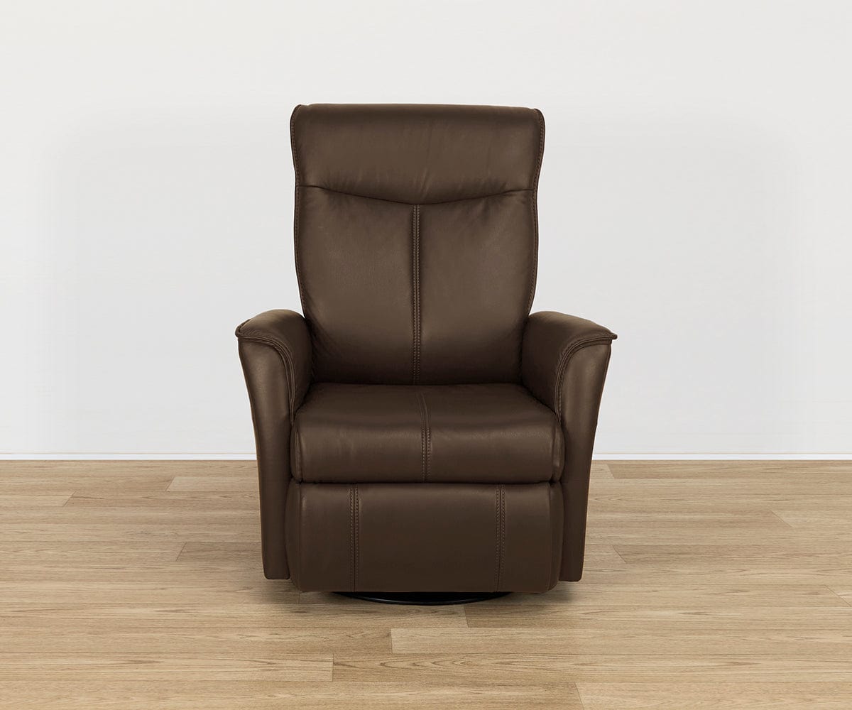 Balder Power Leather Recliner Chair - Electric Massage Reclining Sofa with USB Charger & Cup Holders - Perfect for Living Room, Home Theater & Office Relaxation