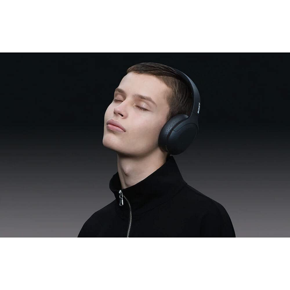 Sony WH-H910N h.ear on 3 Wireless Bluetooth Noise Cancelling Headphones with Mic - Black | Premium Sound for Travel, Work & Music Lovers