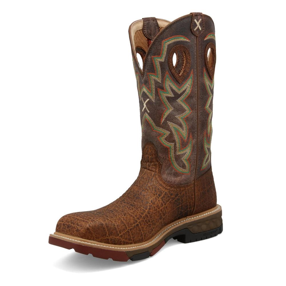 Men's 12 Western Work Boots - Durable Cowboy Boots for Ranch Work & Outdoor Activities | Perfect for Ranchers, Farmers & Country Style