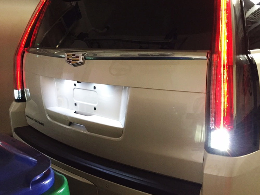 Exact Fit LED License Plate Light Assembly for Chevy Suburban, Escalade, Yukon, Malibu - Bright & Durable Replacement - Perfect for Night Driving & Enhanced Safety
