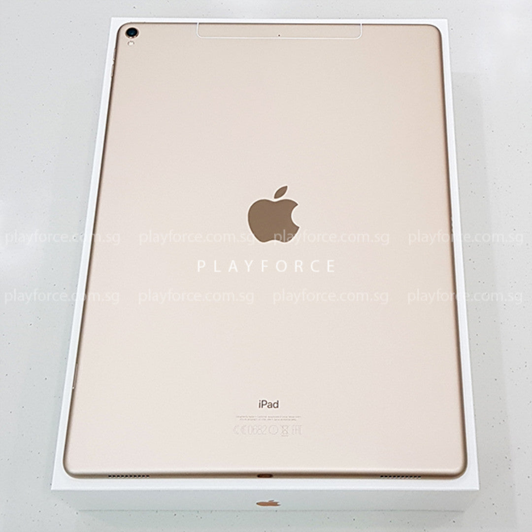 Apple iPad Pro 12.9-inch 2nd Generation (512GB, Wi-Fi + Cellular, Gold) with AppleCare+ - Perfect for Business Professionals, Digital Artists & On-the-Go Productivity