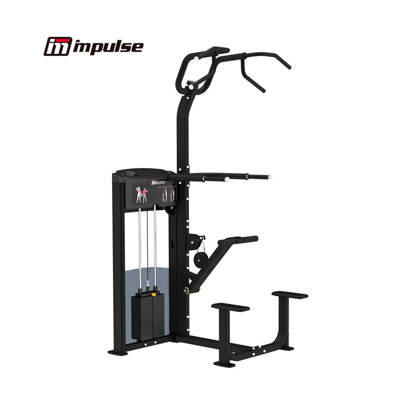 IF9320 Weight Assisted Chin Up & Dip Station - Adjustable Pull Up Bar for Home Gym Strength Training - Perfect for Full Body Workouts & Muscle Building