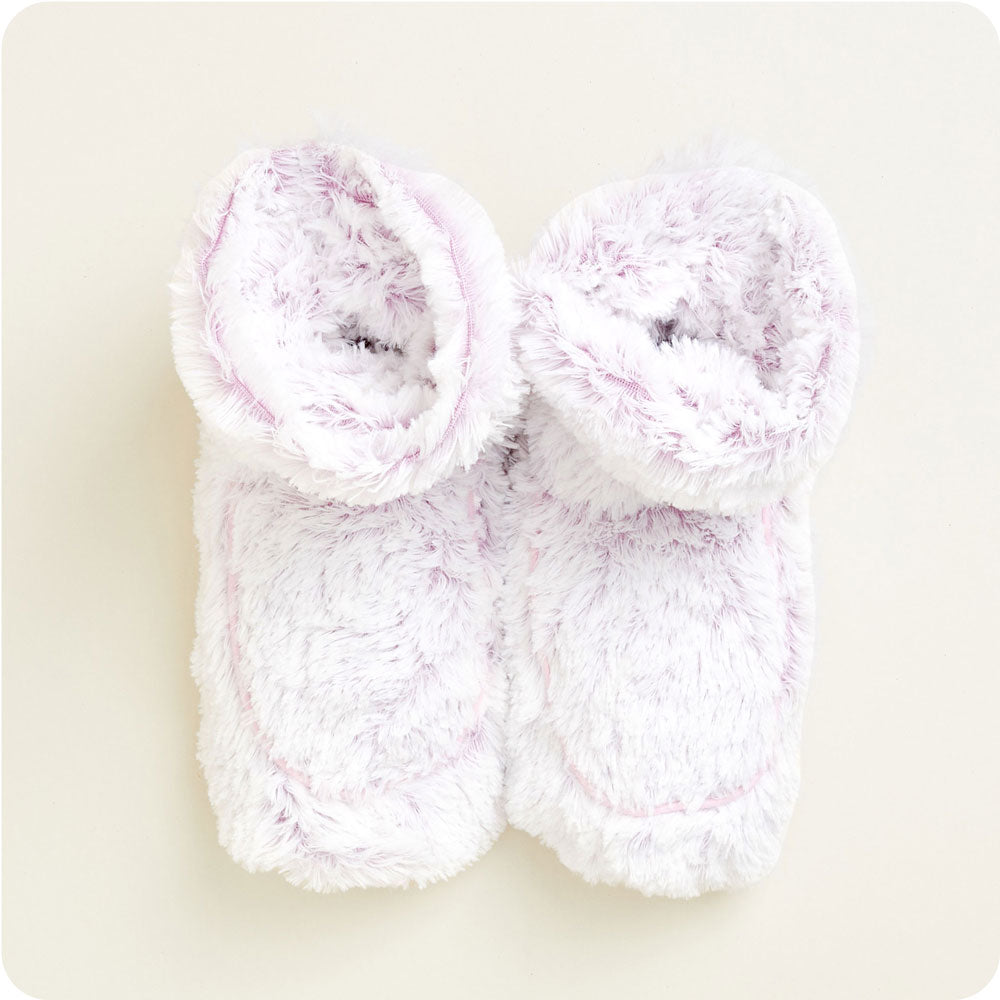 Cozy Lavender Scented Marshmallow Boots - Warmies® Plush Slippers for Women & Girls | Perfect for Relaxation, Stress Relief & Home Comfort