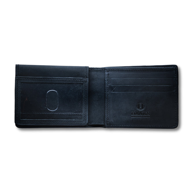Premium Huron Bifold Leather Wallet with ID Window - Slim RFID Blocking Wallet for Men, Perfect for Everyday Carry & Travel
