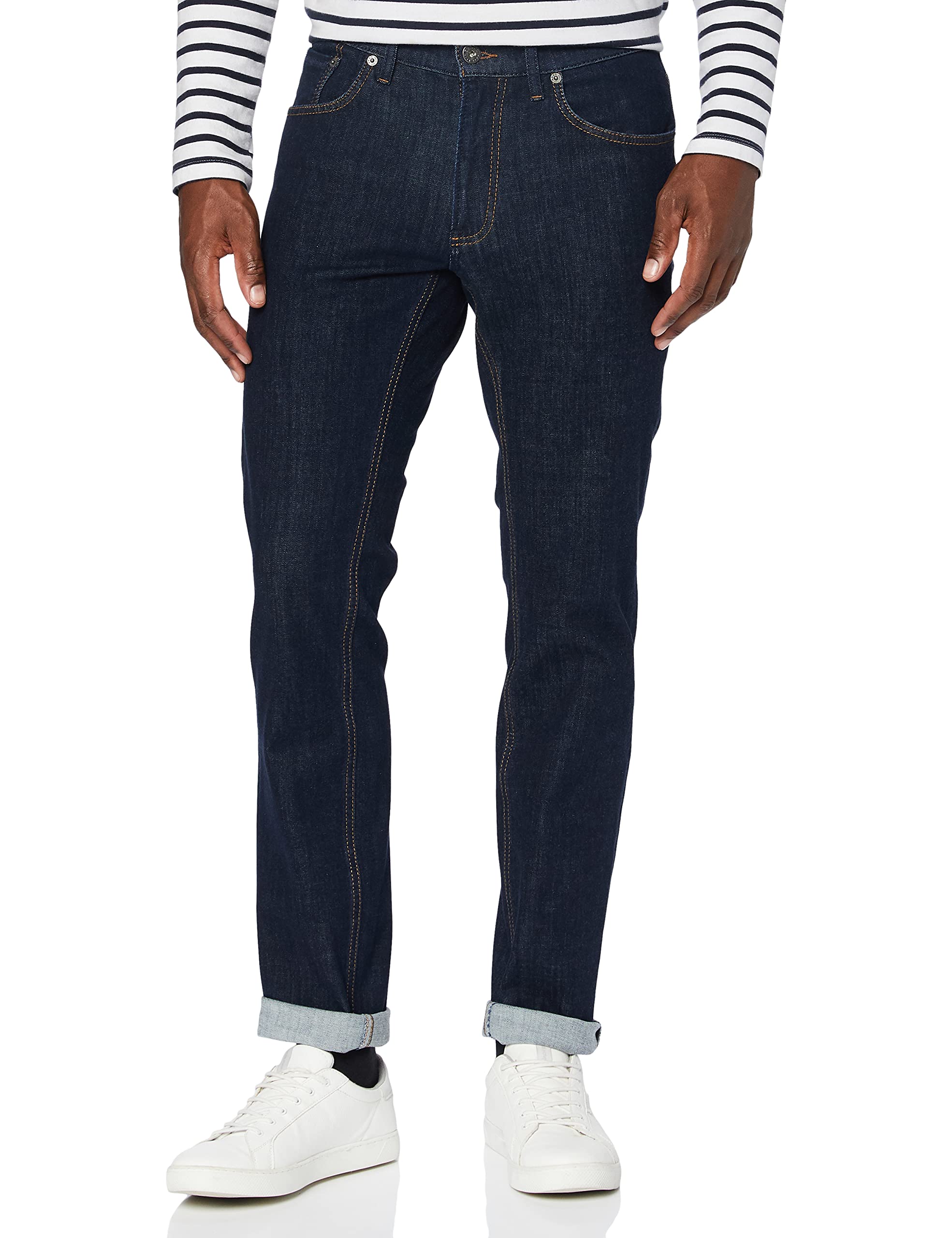Brax Men's Chuck Hi Flex Denim Slim Jeans - Comfortable Stretch Denim Pants for Casual Wear & Everyday Outfits