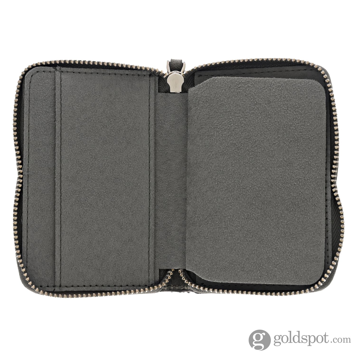 Galen Leather EDC Wallet - Premium Crazy Horse Leather in Smokey Grey | RFID Blocking Minimalist Wallet for Men | Perfect for Everyday Carry, Travel & Business