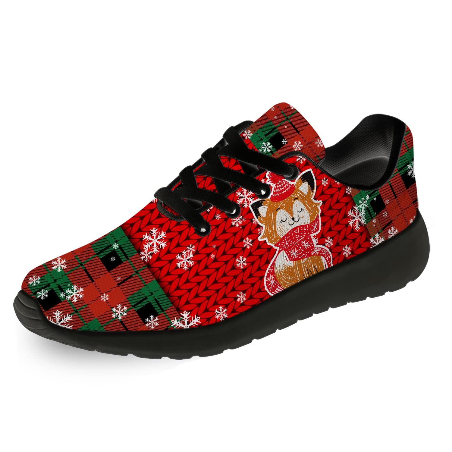 Ciadoon Christmas Running Shoes for Women & Men - Athletic Tennis Sneakers for Casual Walking, Jogging & Sports - Perfect Holiday Gifts for Boys & Girls (Ideal for Gym, Workouts & Festive Outfits)