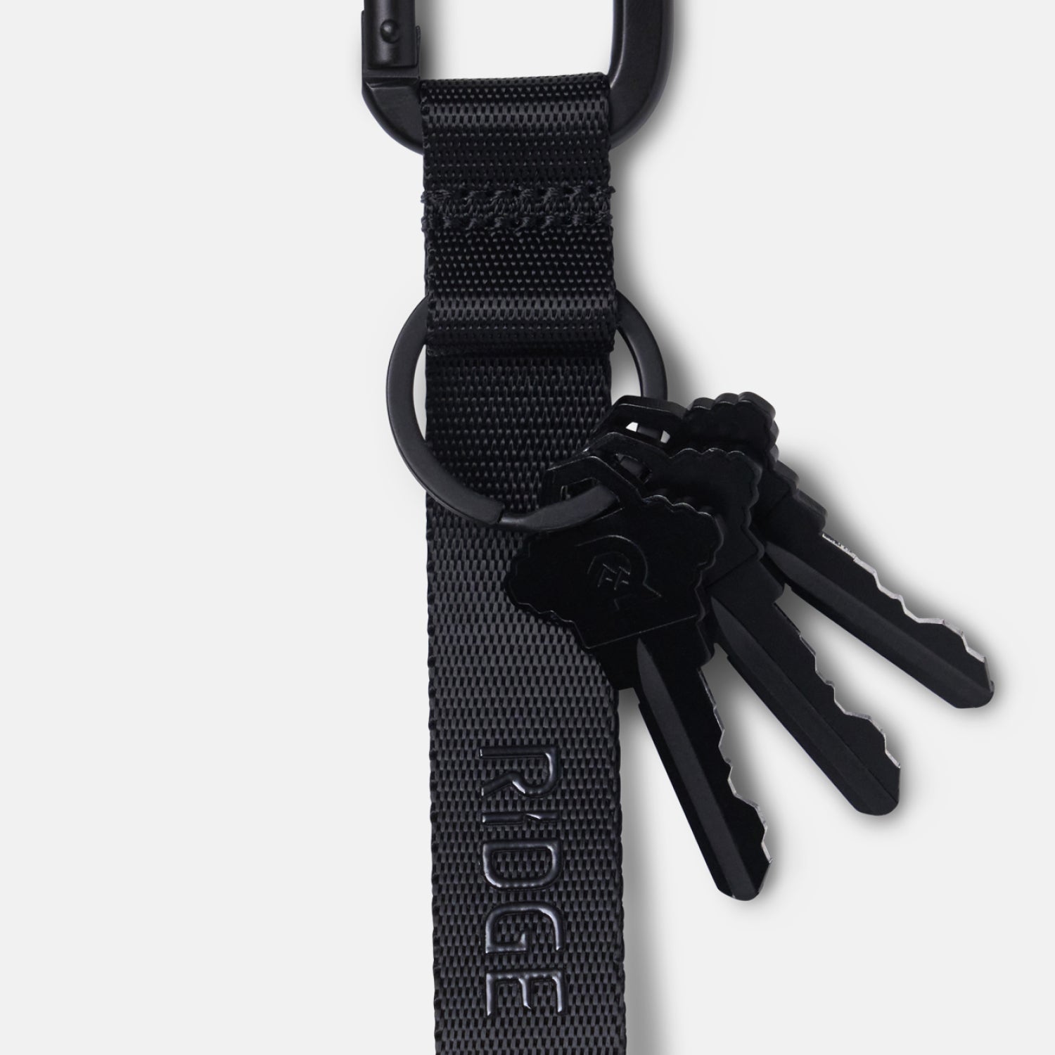 Premium Matte Black Keychain - Durable Everyday Carry for Keys, Wallets & Accessories | Perfect for Home, Office & Travel