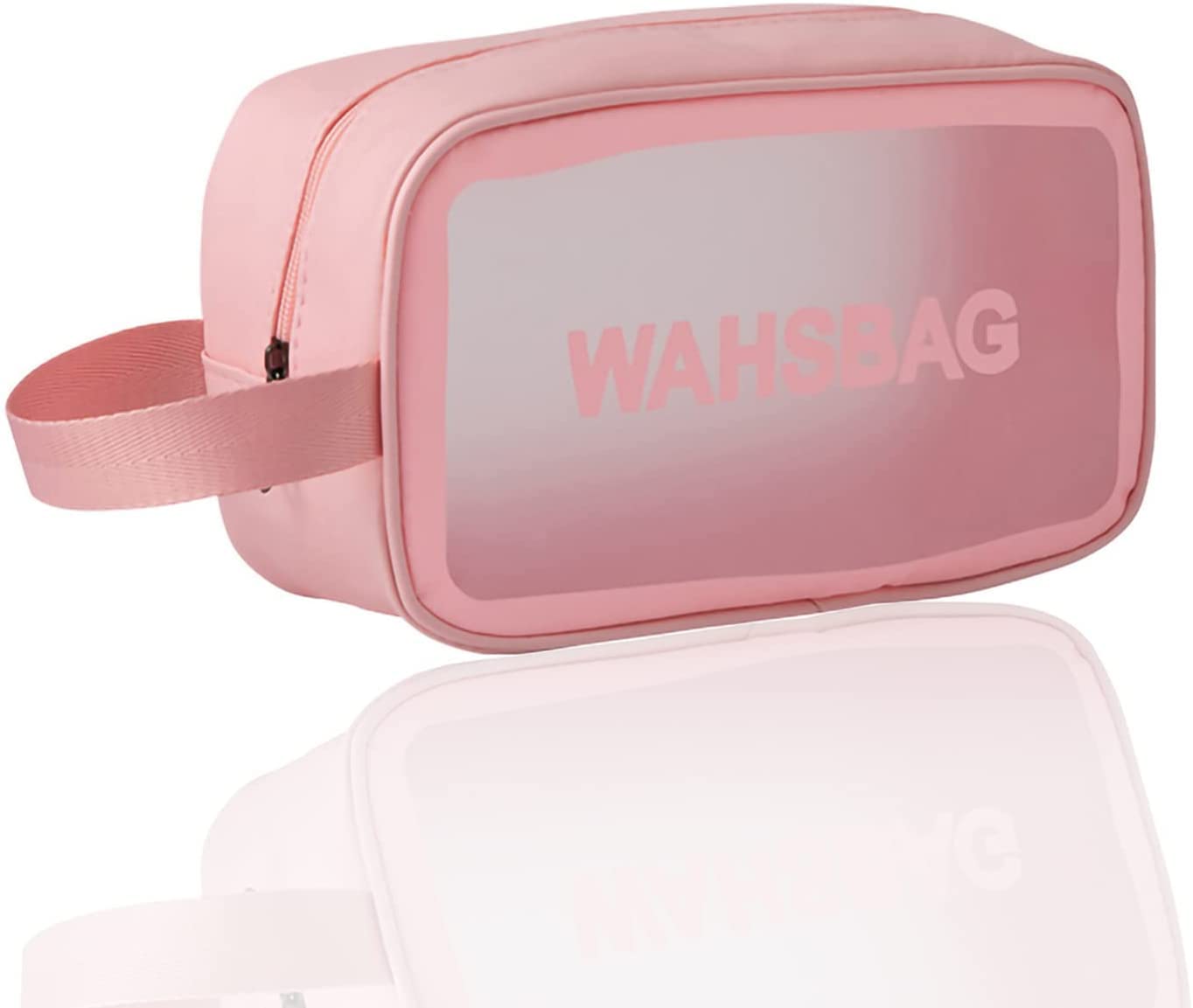 QIGALI Clear Toiletry Bags for Travel - Waterproof Cosmetic Makeup Organizer with Zipper, Large Portable Wash Bag for Women & Kids (Random Color) - Perfect for Airplane Carry-on, Gym, Beach & Vacation Essentials