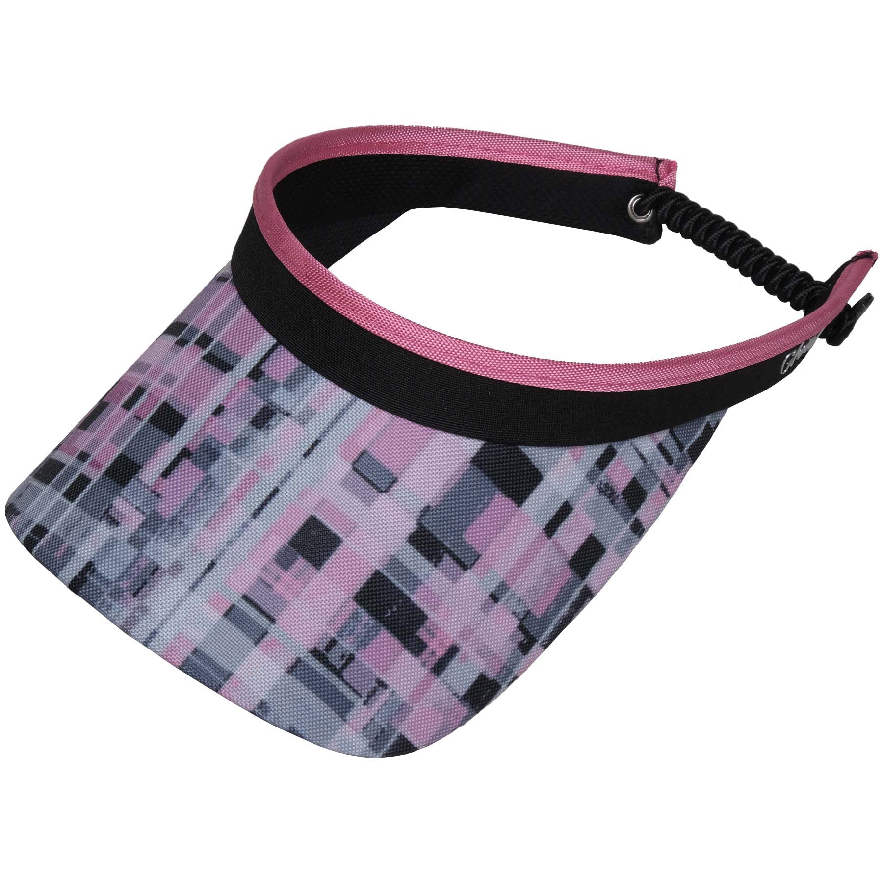 Women's Stylish Patterned Golf Visor - UV Protection & Breathable Design for Outdoor Sports & Summer Activities