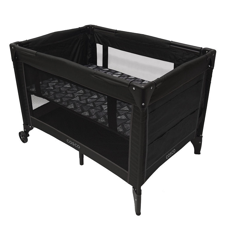 Cosco Funsport Plus Playard - Portable Baby Playpen with Canopy & Storage Bag - Ideal for Indoor & Outdoor Use, Travel, Beach, and Backyard Playtime