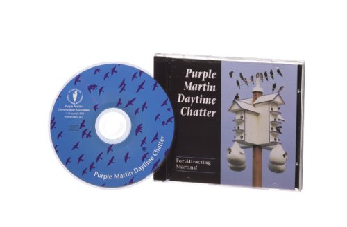 Purple Martin Daytime Chatter Attraction CD - Bird Calling & Song Playback for Birdwatching, Nature Study & Backyard Birding