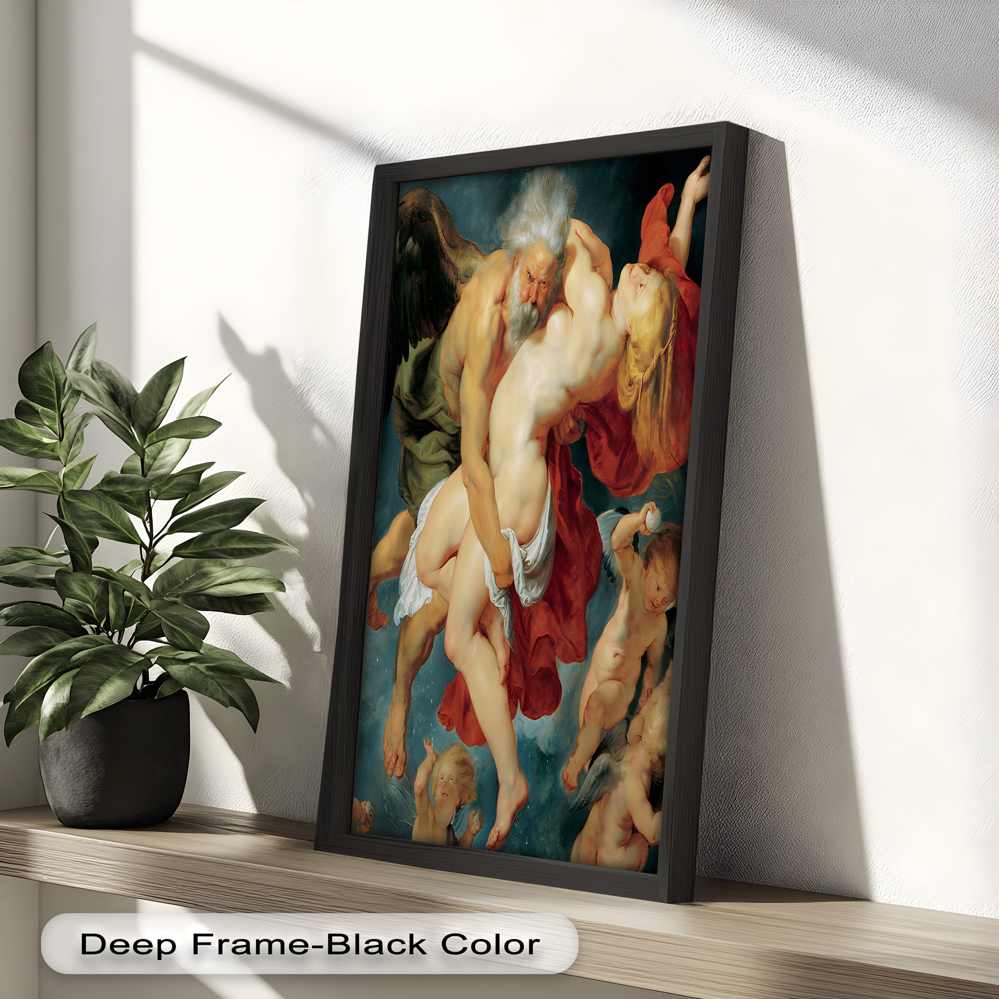 Abduction of Psyche - Mythological Renaissance Nude Oil Painting Reproduction | Classic Art Wall Decor for Living Room, Bedroom & Office