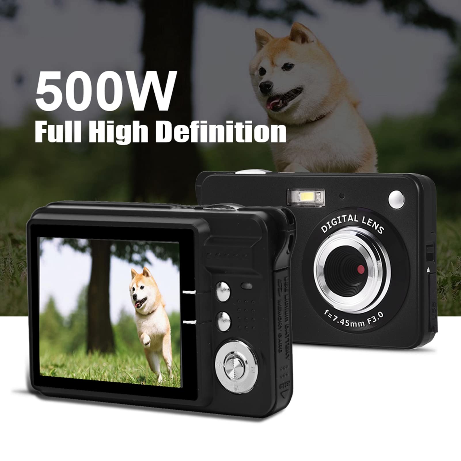 8x Zoom Digital Camera 5MP with 2.7