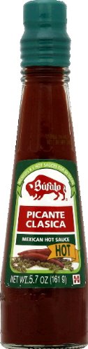 Authentic Mexican Buffalo Hot Sauce - Classic Spicy Salsa, 5.4 Oz (24-Pack) | Perfect for Tacos, Nachos & Wings | Premium Restaurant-Quality Flavor